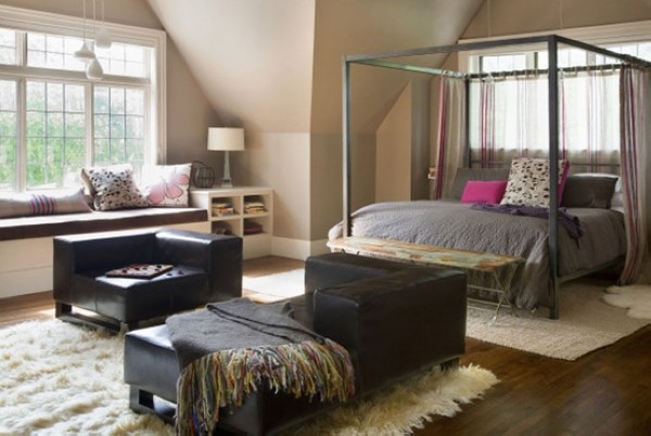 冬日溫馨小臥室設計欣賞