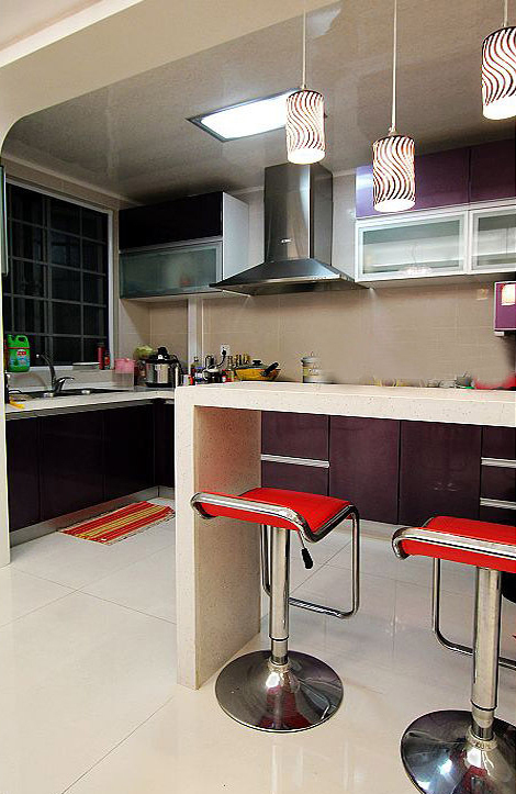 98平3室1廳6萬裝顯時尚