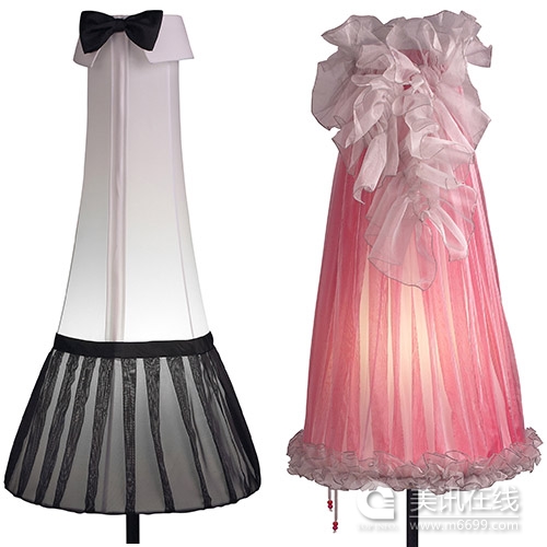 穿裙子的落地燈套系作品