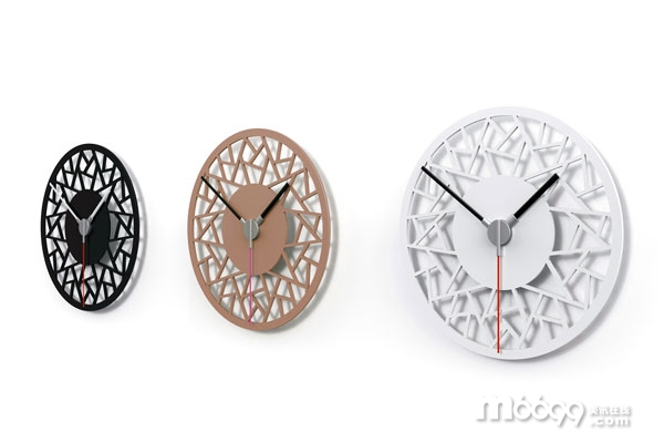 古典元素的現代化窗格時鐘