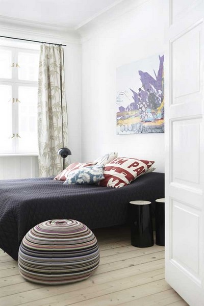 壁畫藝術室內設計哥本哈根公寓