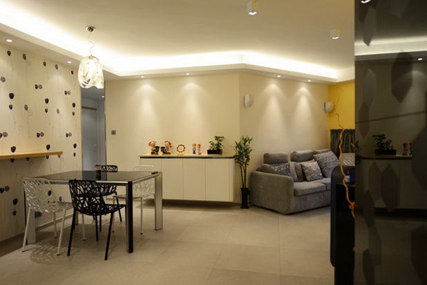 香港的極簡主義公寓