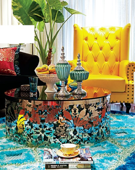 濃妝艷抹的新潮衛浴間也如此艷麗