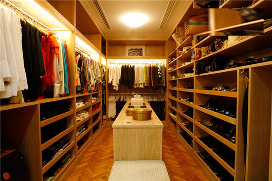 探秘巴西風情別墅超奢華衣帽間