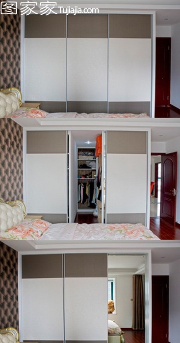 簡(jiǎn)約裝扮的時(shí)尚兩居會(huì)隱形的衣帽間