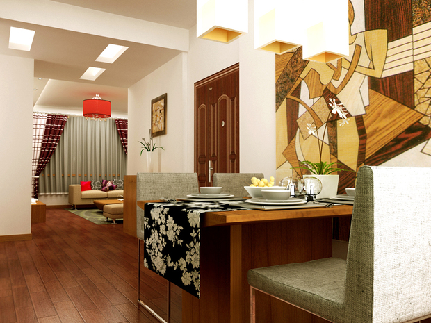 融入中國(guó)元素大紅打造現(xiàn)代個(gè)性家