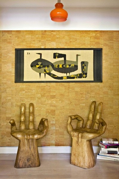 時尚明亮色彩洛杉磯布倫特伍德別墅