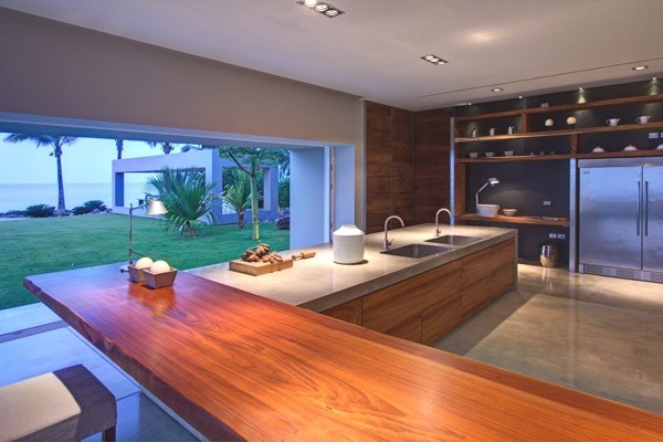 墨西哥現代別墅引領小島般生活