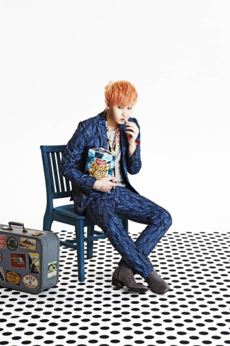 SS501許永生新碟宣傳照金發(fā)惹眼