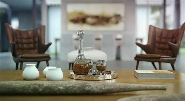 以色列別墅玻璃墻營造恬靜氛圍