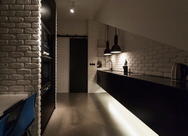 黑白簡潔捷克現代公寓