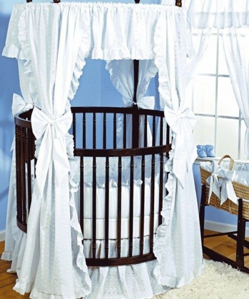 360°無障礙視野圓形嬰兒床(1)