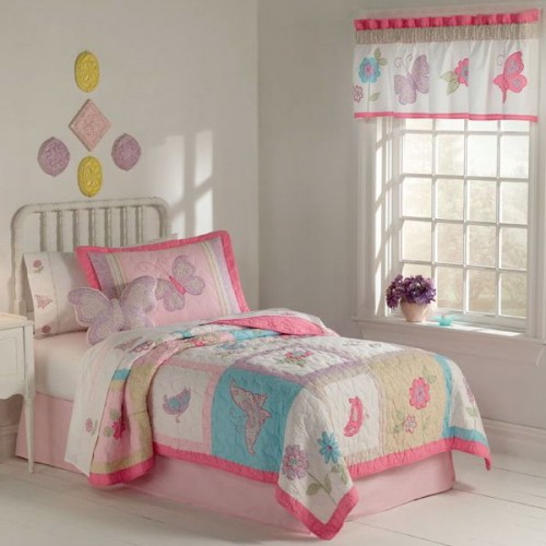 23個(gè)點(diǎn)子用蝴蝶元素裝飾女孩房(上)