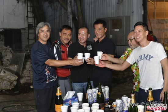 劉青云張家輝古天樂為新片負傷上陣