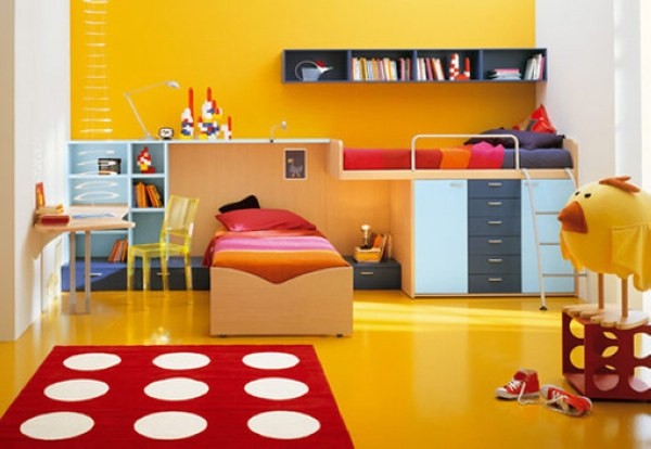 明艷黃色室內設計(1)