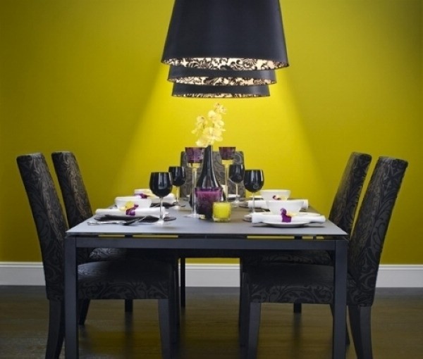 明艷黃色室內設計(1)