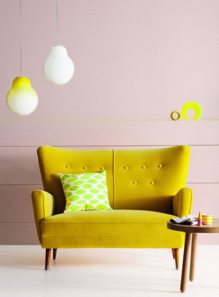 明艷黃色室內設計(3)