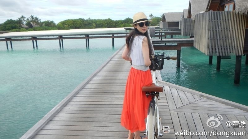 董璇赴鄭鈞劉蕓婚禮海島悠閑放松