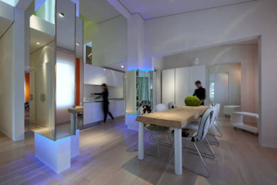 意大利未來主義風格現代公寓設計