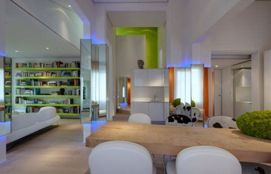 意大利未來主義風格現代公寓設計