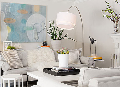 軟裝扮“暖”節(jié)日客廳